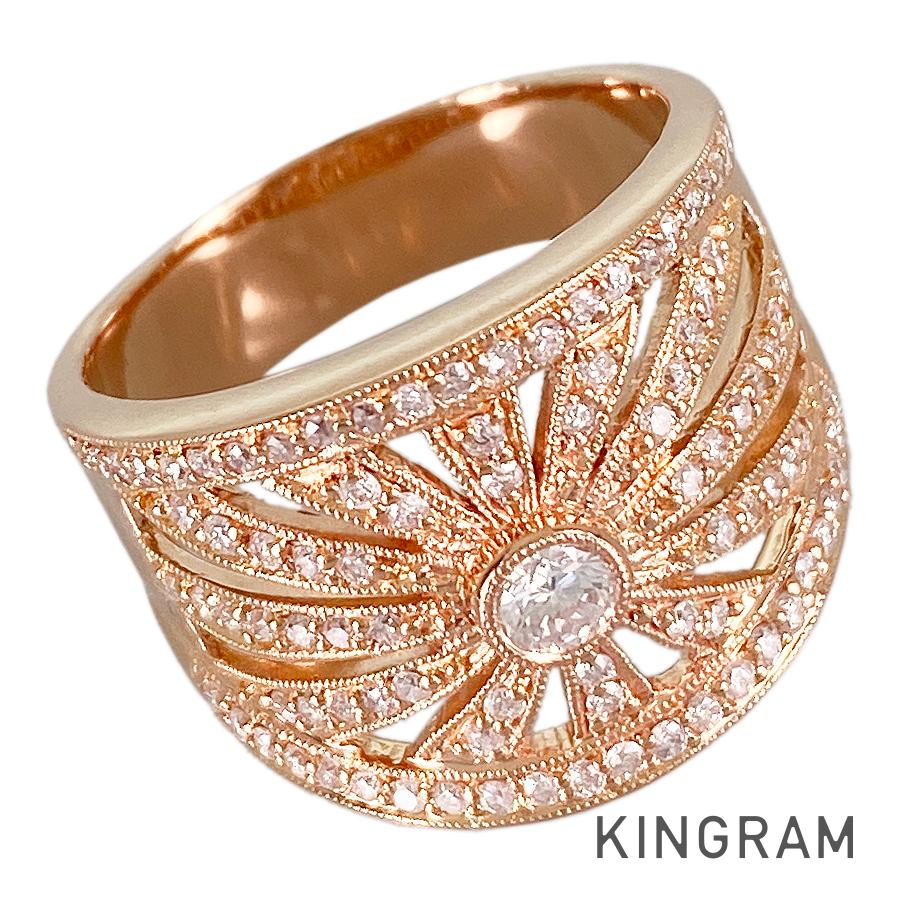 リング K18PG ダイヤモンド 22号(62) sss【中古】