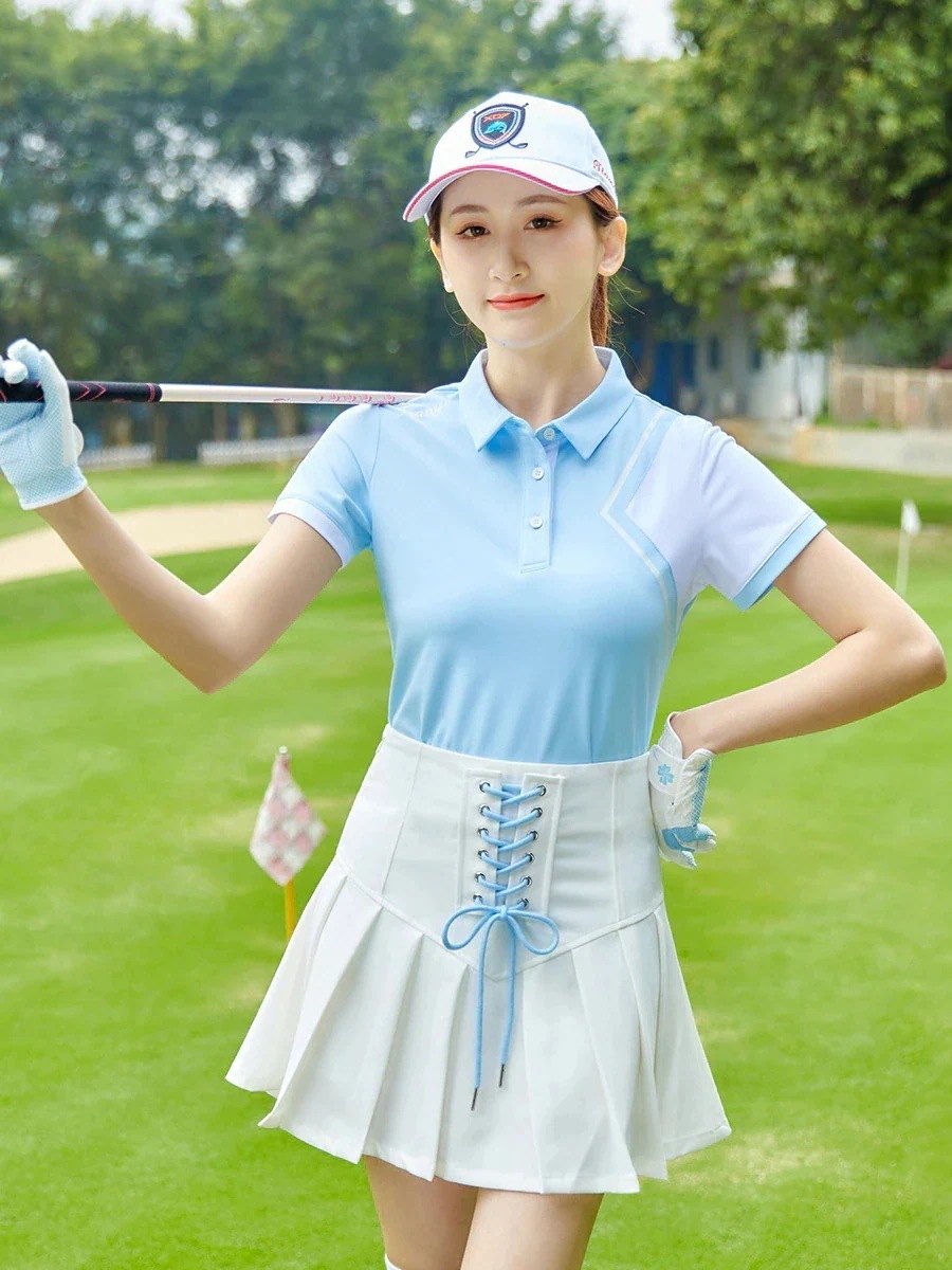 ゴルフウェア レディース スポーツウェア ゴルフスカート プリーツスカート スカート 単品 白 黒 ピンク 速乾 春 夏 大きいサイズ 韓国風 INS おしゃれ