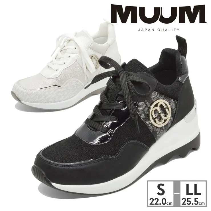 ムーム 2101 MUUM LACEUP SNEAKER 厚底 ウェッジソール