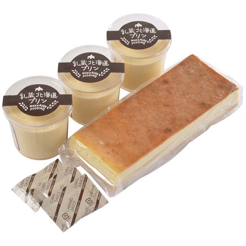 乳蔵 とろける北海道プリン&チーズケーキセット 4,982円