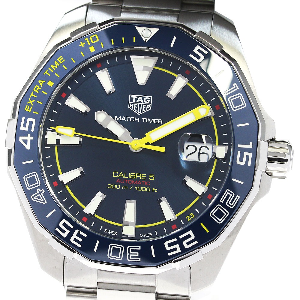 タグホイヤー TAG HEUER WAY201H アクアレーサー キャリバー5 香川真司モデル 日本限定400本 自動巻き メンズ 良品 箱 メーカーOH済_827831【中古】