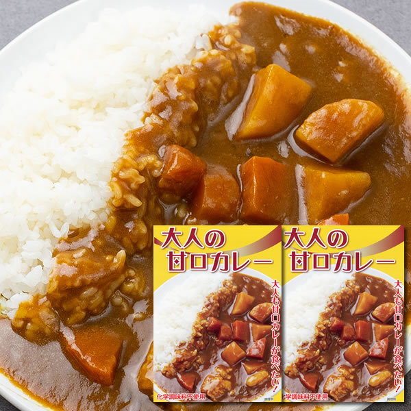 Qoo10] 大人の甘口カレー（ビーフカレー） 2人前