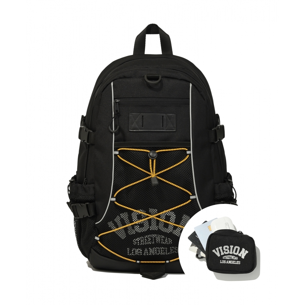 VISION StreetWEAR VSW アーチロゴ バックパック 27L ブラック