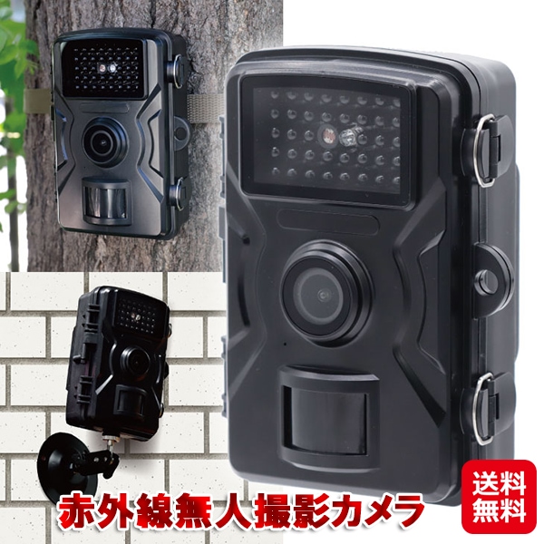 赤外線無人撮影カメラ 防犯カメラ 録画機能付き 赤外線 壁 ベルト 屋外 家庭用 持ち運び トレイルカメラ 自宅 監視 カメラ 人感センサー フ