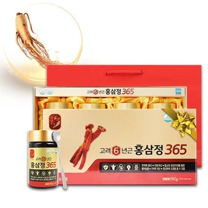 韓国紅参健康食品1位 高麗6年根紅参錠 365, 240g, 4個 6,497円