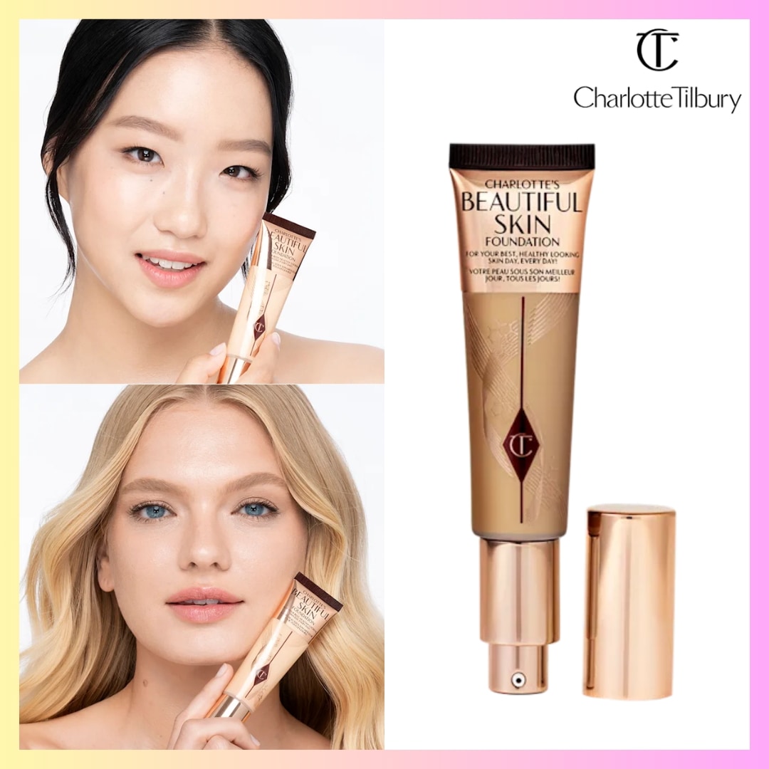 [Charlotte Tilbury] Charlottes Beautiful Skin Foundation 6カラー + FREE OMAKE リキッドファンデーション 崩れない