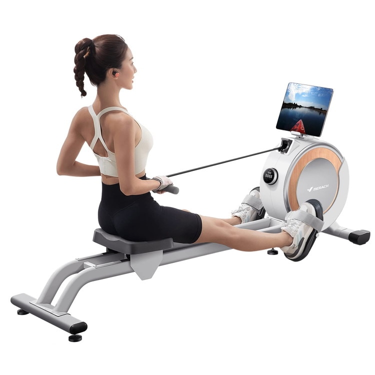 ローイングマシン ローイングマシーン ボートマシン MERACH アプリ連動マグネット式 16段階調