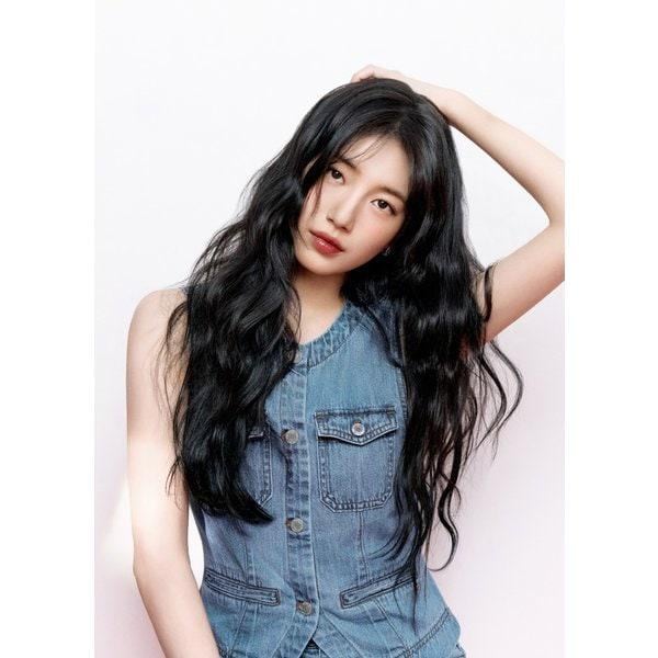 YQ2D6866 女性インディゴベスト