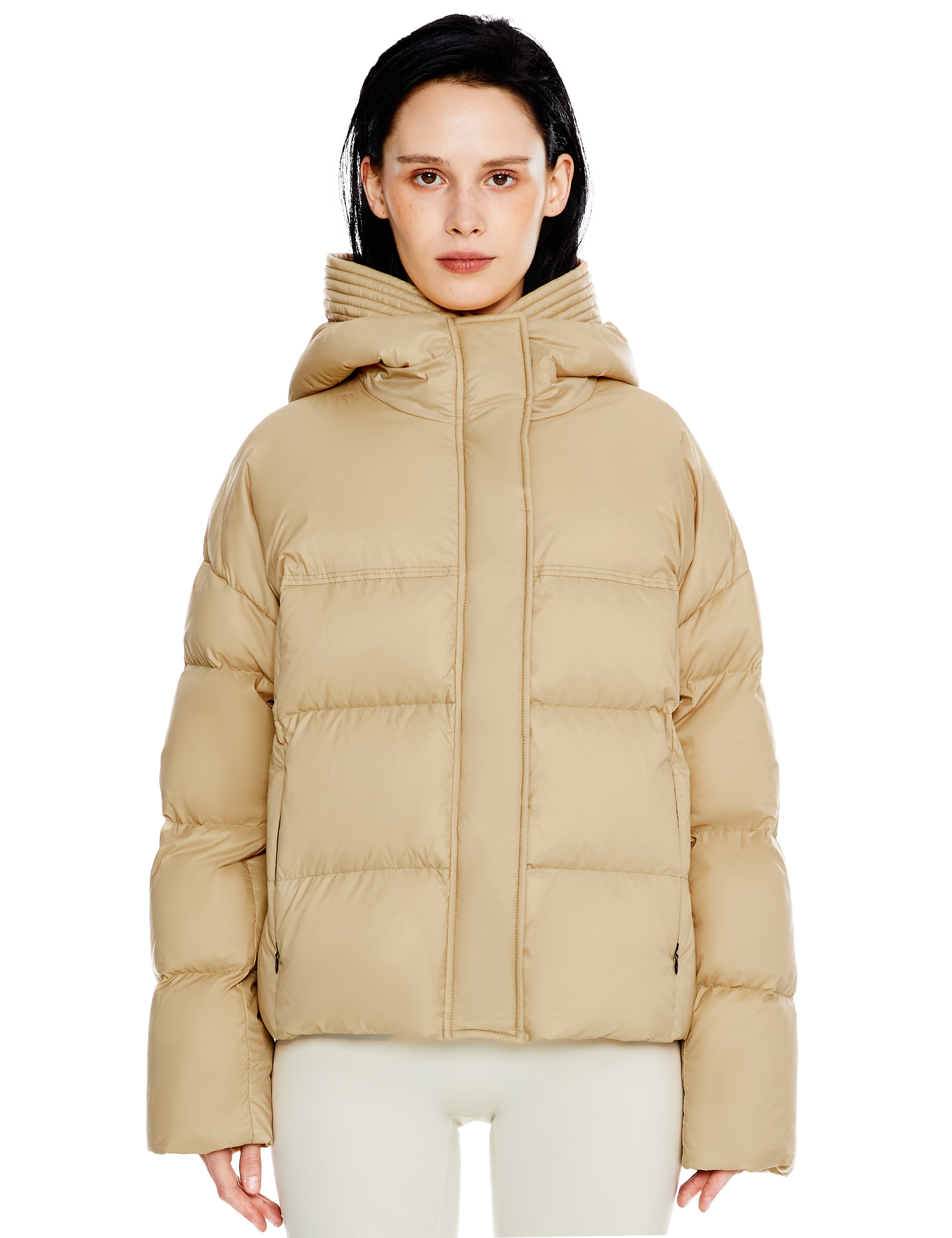 ダウンジャケット レディース 冬 秋 コート アウトドア フード付き ショート丈 防水 防風 防寒 大きいサイズ 通勤 登山コート 普段着ダウンジャケット・コート