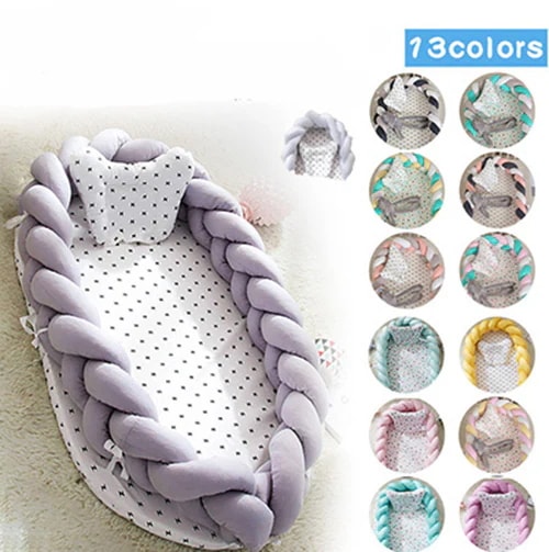 ベビーベッド ベッドインベッド 新生児/赤ちゃん 両面仕様 ベビーネスト 添い寝ベッド 寝返り防止