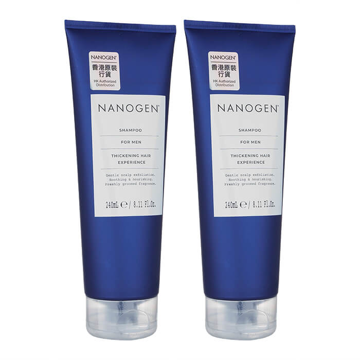 【男性用】ナノジェン チッケニングヘアエクスペリエンス・シャンプーフォーメン 240ml 2本 Nanogen 海外発送 日時指定不可 国際書留郵便発送