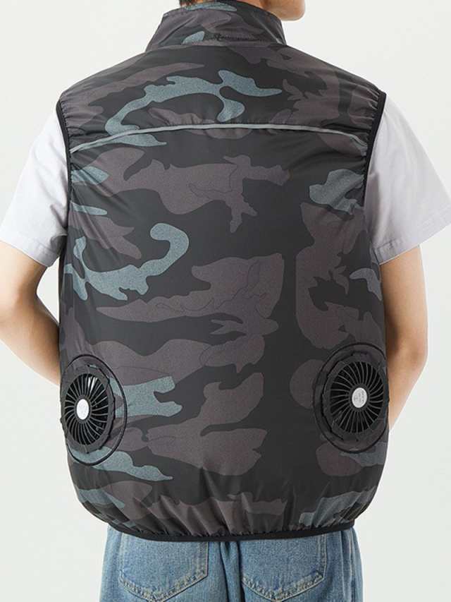 空調作業服 空調ベスト 5V 空調ウェア 3段階強風 10h連続送風 USB充電式 超強風 UVカット ファン別売 熱中症対策 暑さ対策 UV対策 防水 男女兼用 工事現場461