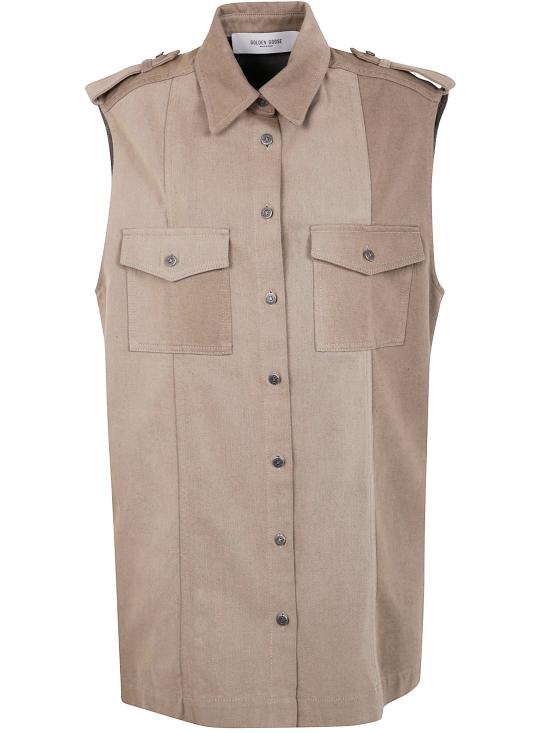GOLDEN GOOSE Women Jackets GWP02464 P002072 15184 15184 PALE KHAKI