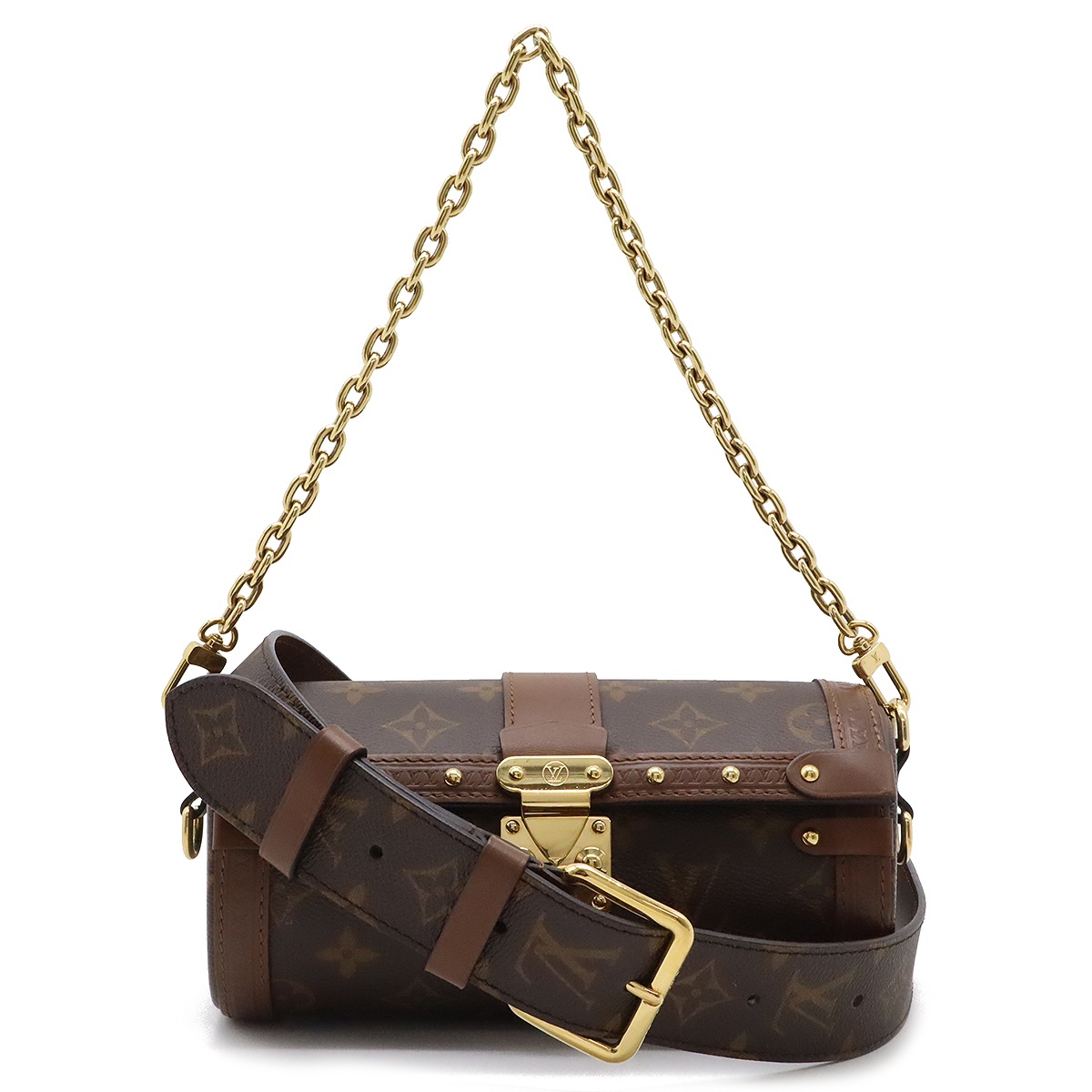 モノグラム パピヨントランク ショルダーバッグ ポシェット 2WAY チェーンショルダー M5783