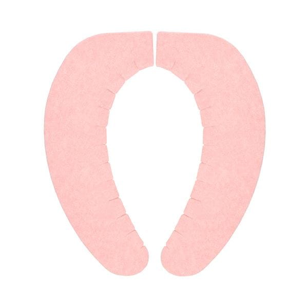 （まとめ） サンコーおくだけ吸着 ズレな~いベンザシート 無地 ピンク KA-21 1パック（2組） [x5セット]