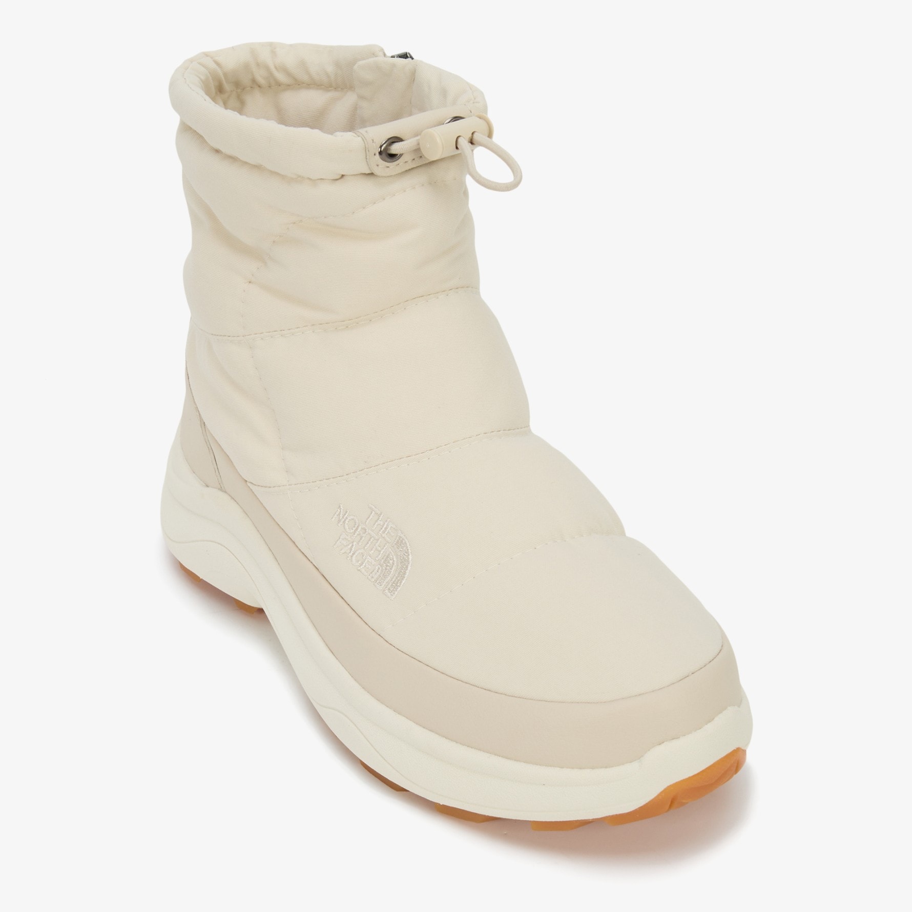 暖かくて着心地の良い帯 ショートブーツ cream beige
