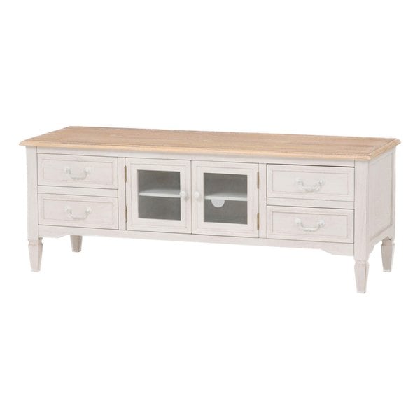 テレビ台 テレビボード 幅120cm アンティーク調 ホワイト MTV-7323WH