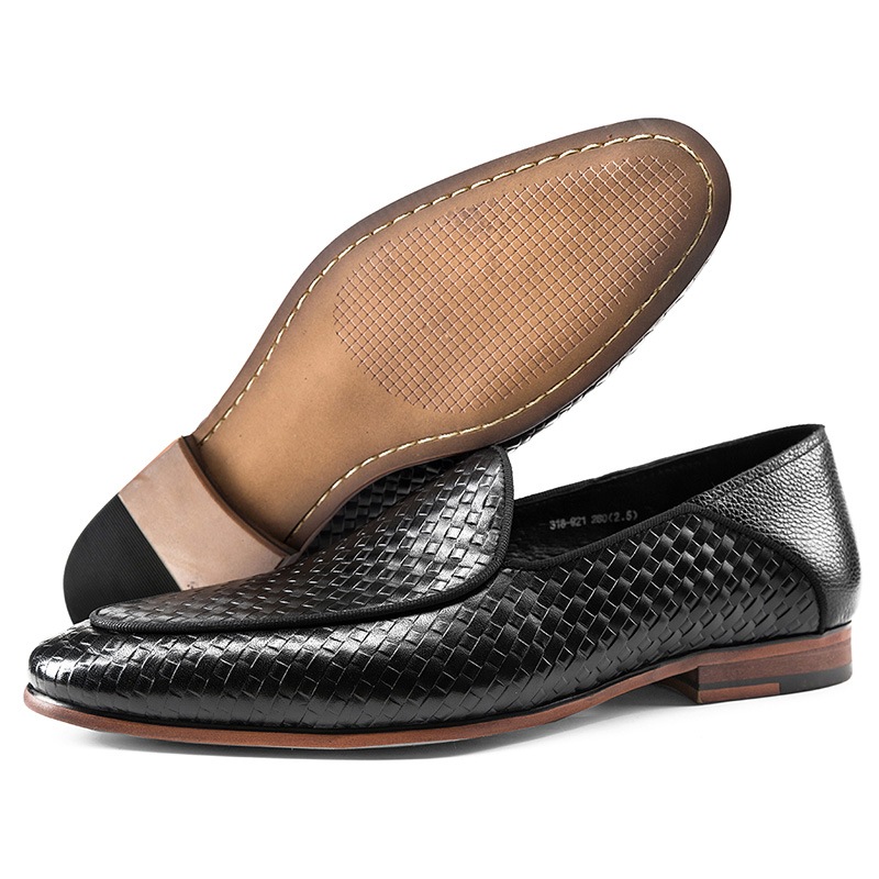 【サイズ交換無料】メンズビジネスシューズ ローファー スリッパ フライト オフィスシューズ フォーマル カジュアル イタリア製天然牛革 ゴム底 通気性 男性 通勤就活 履きやすい 革靴 紳士靴 本革