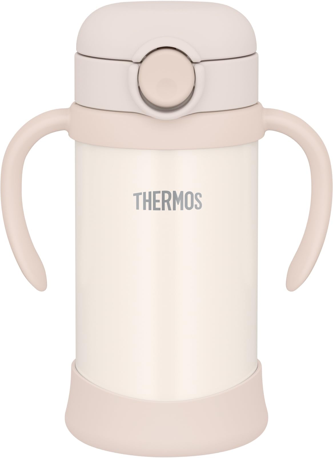 サーモス(THERMOS) まほうびんのベビーストローマグ 飲み口とパッキンが一体 350ml ベージュ 保冷専用 FJT-350 BE