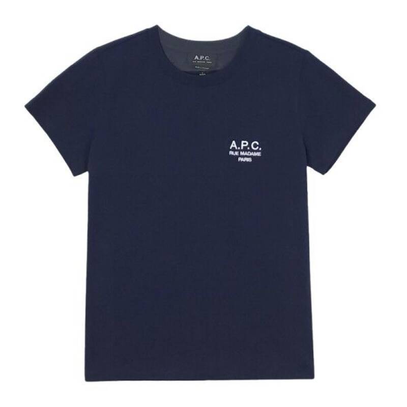 [A.P.C.] [Luxduck/国内即日発送] A.P.C. ウィメンズ デニス 半袖Tシャツ ネイビー COEZC F26842 IAK