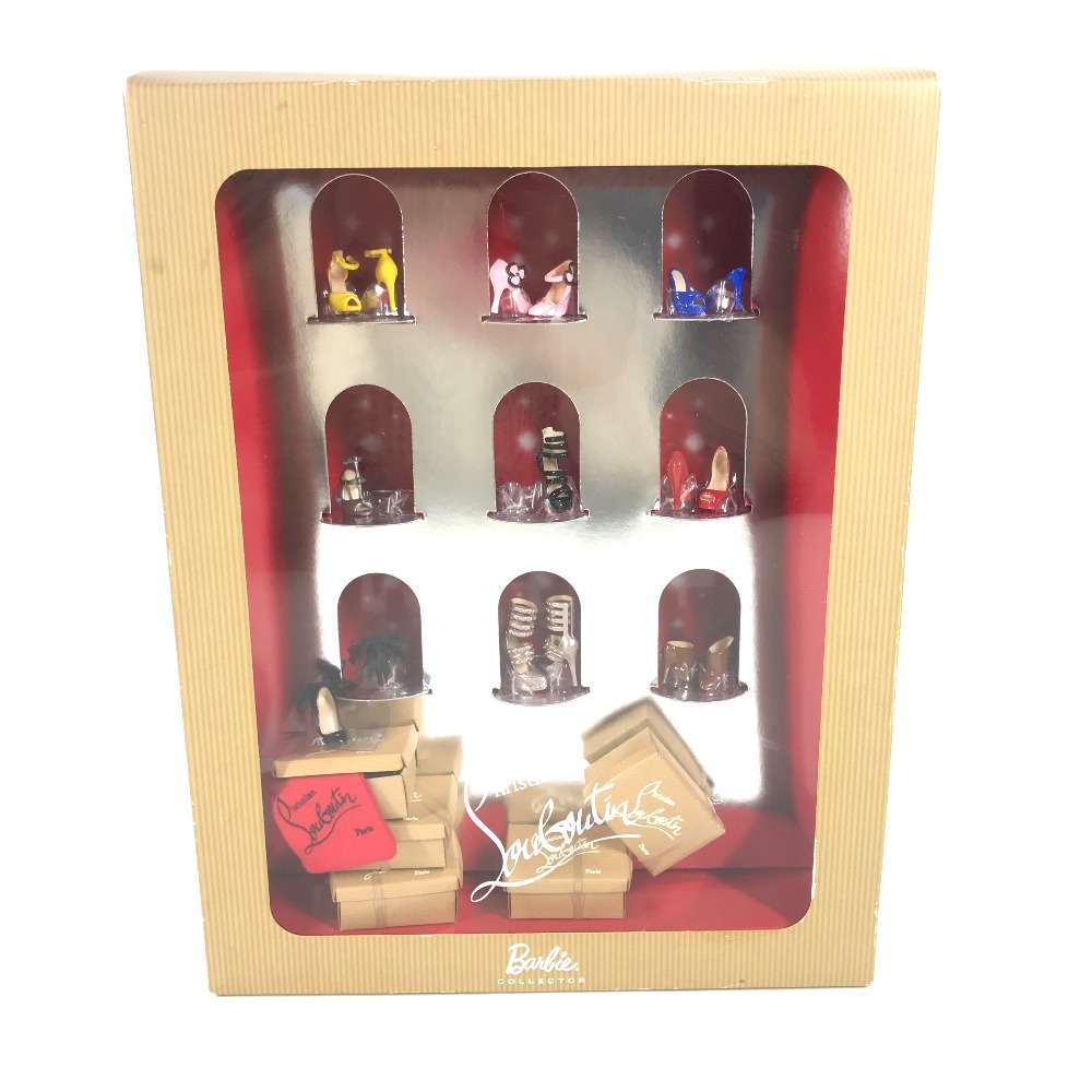 オブジェ シューズコレクション バービー Barbie コラボ ハイヒール 靴 インテリア 置物 プラスチック マルチカラー