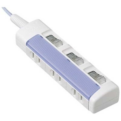 他サイト： パナソニック　Panasonic　ザタップスイッチシリーズ 3個口 3.0m　WHS2633DKP (ブルｰ)の商品画像