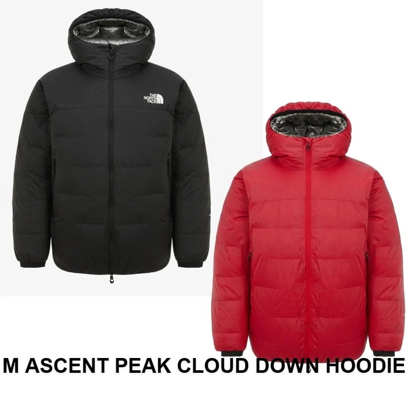 韓国正規品保証 関税負担なしNJ1DR01A M ASCENT PEAK CLOUD DOWN HOODIEデイリー 基本 着装 男子 女子 人気 韓国 ファッション 男女共用 アウトドア