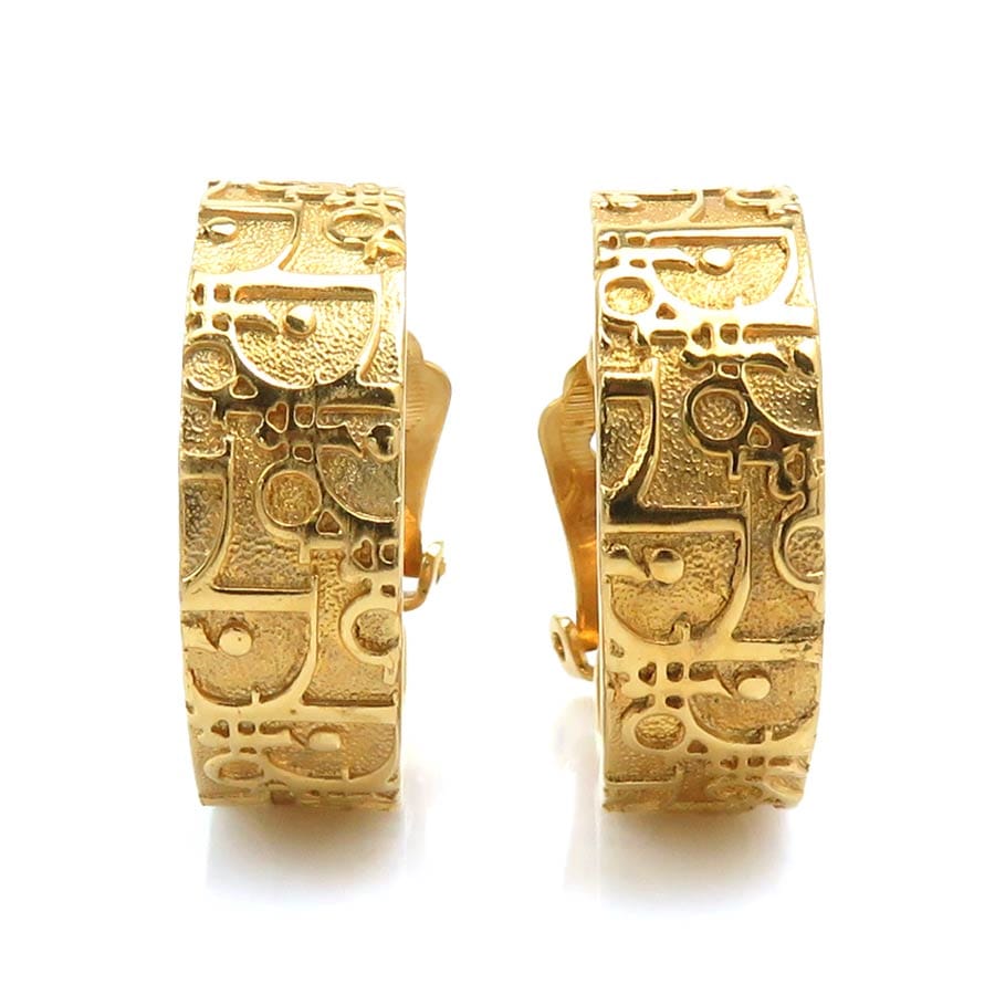 クリスチャンディオール Christian Dior イヤリング メタル ゴールド レディース r10526g