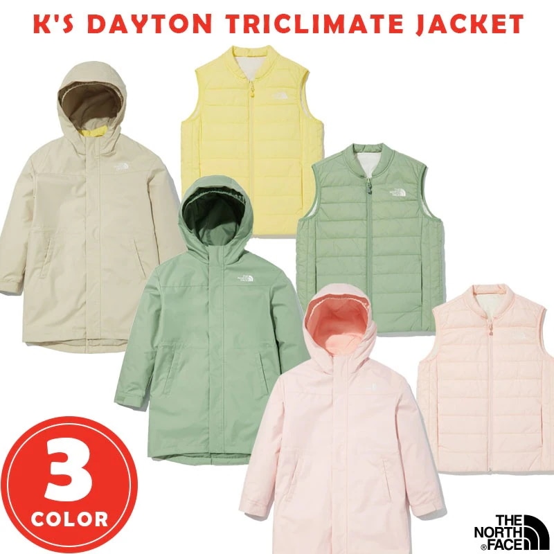 大人OK関税負担なし韓国正規品保証 NJ3ZN01 KS DAYTON TRICLIMATE JACKETデイリー 基本 着装 男子 女子 人気 韓国 ファッション 男女共用 アウトドア