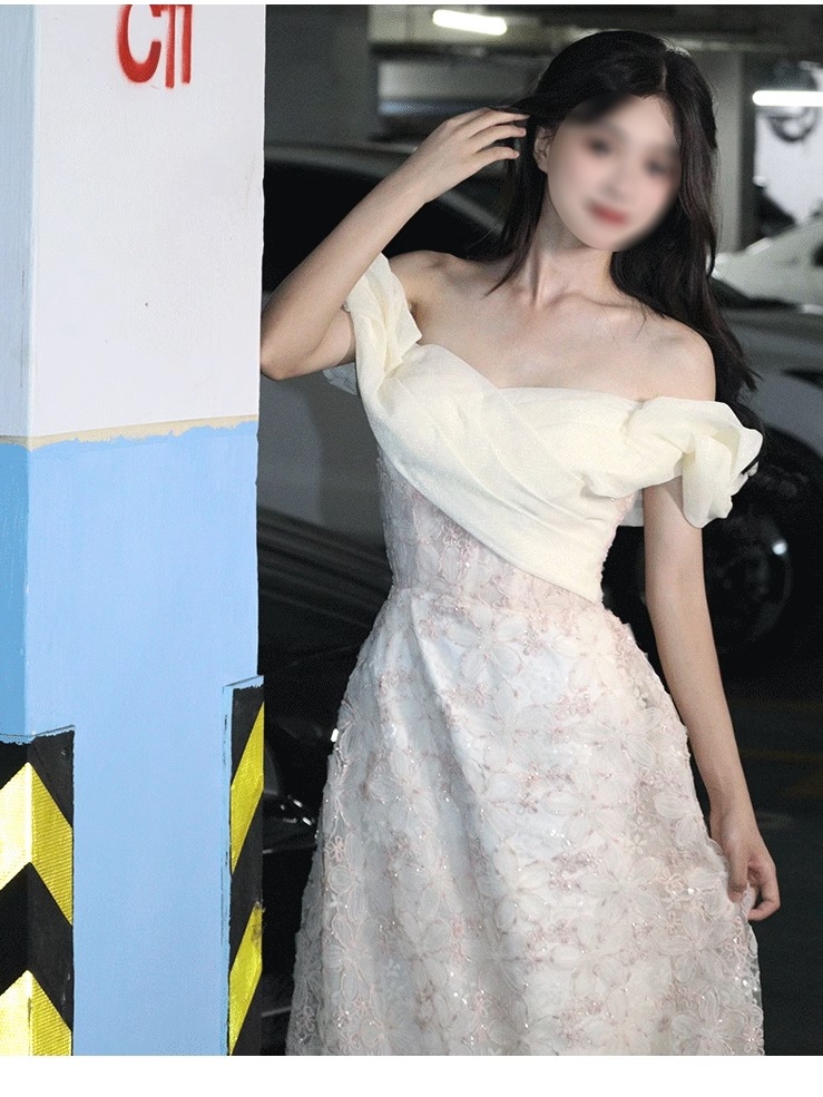 【2枚購入で 3oo円OFF！】ドレス2025ハイエンドバースデープリンセススタイルホストアート試験大人のドレス