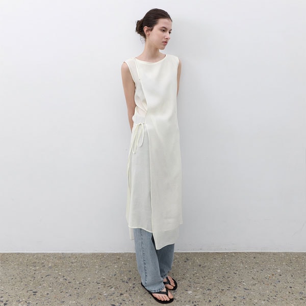 SHEER STRAP LAYERED DRESS (OP-6337)