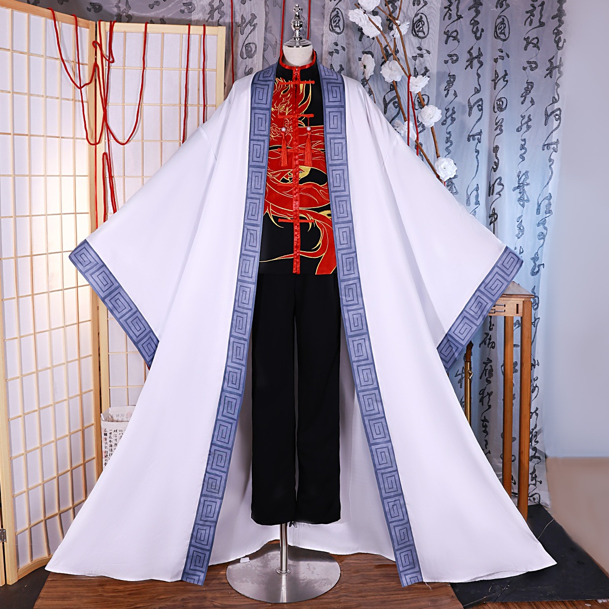 ヤシェ レッドドラゴン 服 コスプレ衣装 ヤシェ ボス レッドドラゴン 服 刺繍バージョン コスプレ衣装 アニメコスチューム