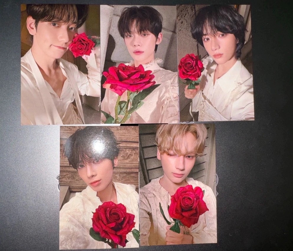 公式品TXT公式グッズdejavumini6特典トレカ1枚歌番組トレカ公開特典トレカ花写真員5枚セット