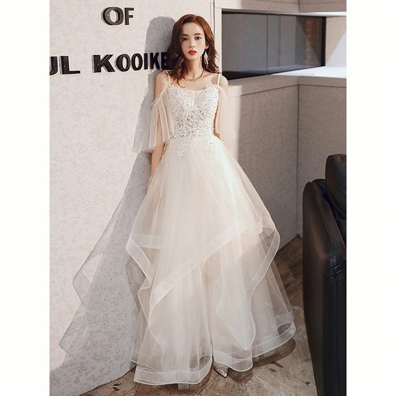 ワンピースドレスドレスウェディングドレス 演奏会 忘年会ドレス 同窓会 ドレス スーパーフェアリー 発表会 ドレス 花嫁ロングドレス ワンピース お呼ばれドレス 卒業式同窓会 結婚式ワンピース 成