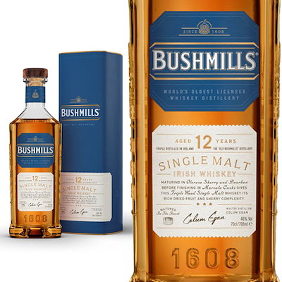 他サイト： 【箱入】【正規品】ブッシュミルズ シングルモルト 12年 アイリッシュ ウイスキー 700ml 40％ ウィスキー ハードリカーの商品画像