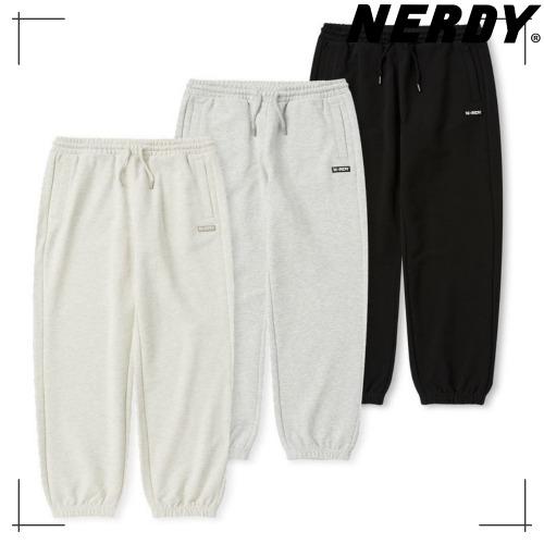 NERDY公式正規品 スウェット ジャージ Essential Sweatpants (24FW)