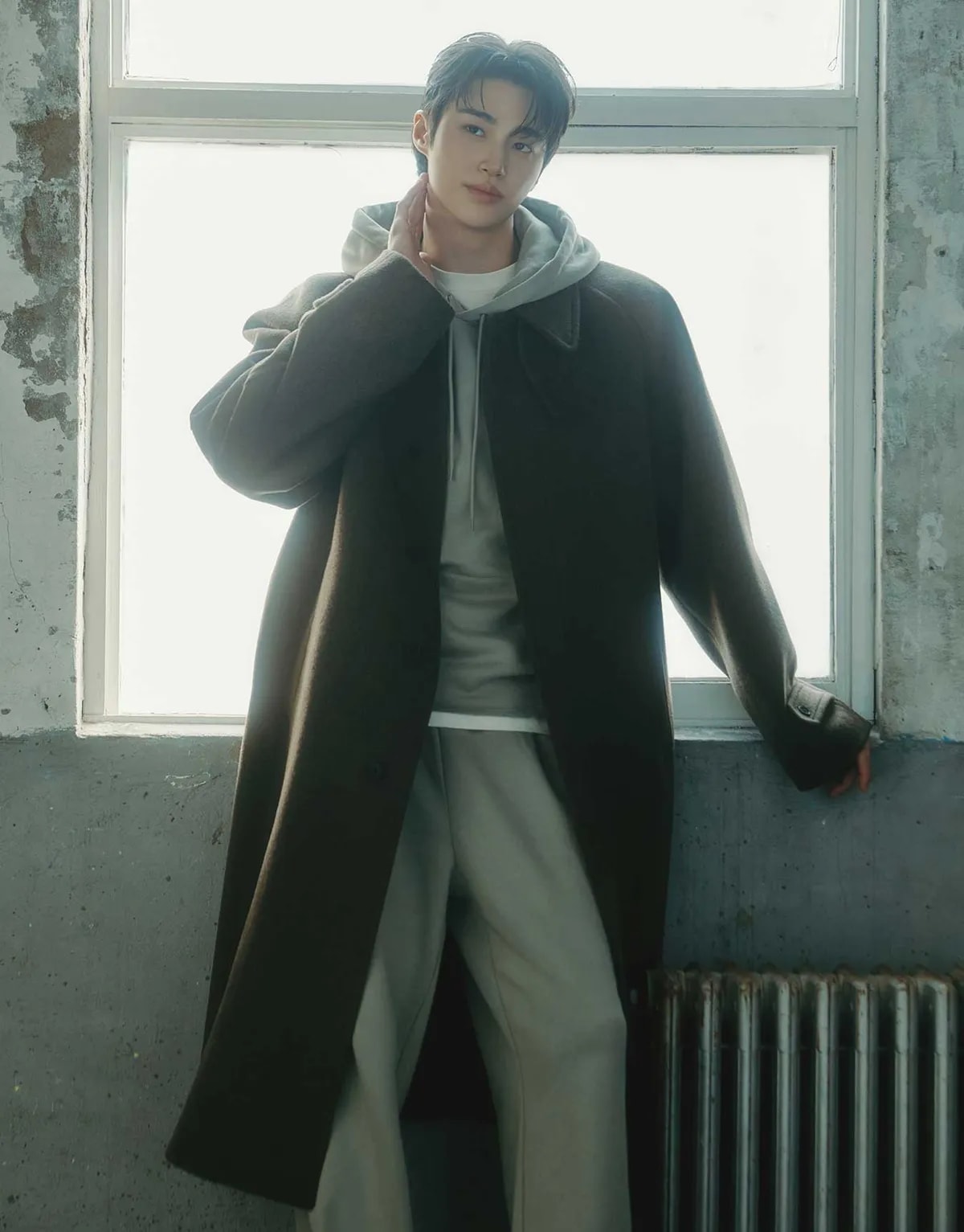 [ビョン·ウソク 着用]074919 ウール/カシミア混紡 バルマカン コート_3color 限定版 韓国の人気ファッショ