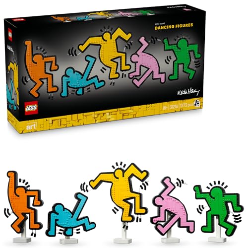 レゴアート Keith Haring 踊るフィギュア おもちゃ 玩具 誕生日 プレゼント ブロック 男性 女性 絵画 アート インテリア オシャレ 31216