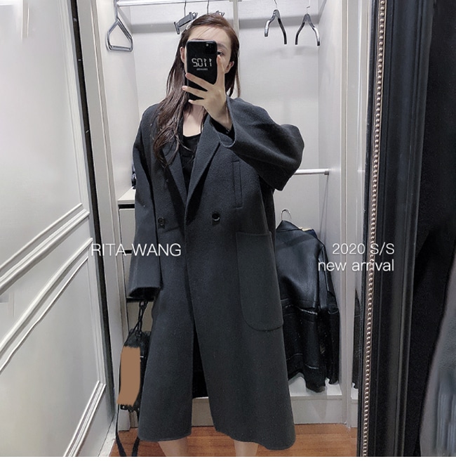 ロングコート トレンチコート トップス レディース 大きいサイズ 秋冬 高級 高品質 上品 大人 オシャレな ウール 20代 30代 体型カバー INS インスタ 22,522円