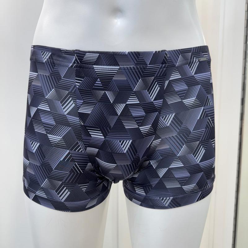 幾何学模様の男性用軽量ドローストリングパンツ PT2012DDGRY