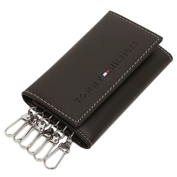キーケース ウェルスレイ ブラウン メンズ TOMMY HILFIGER 31TL17X005 200