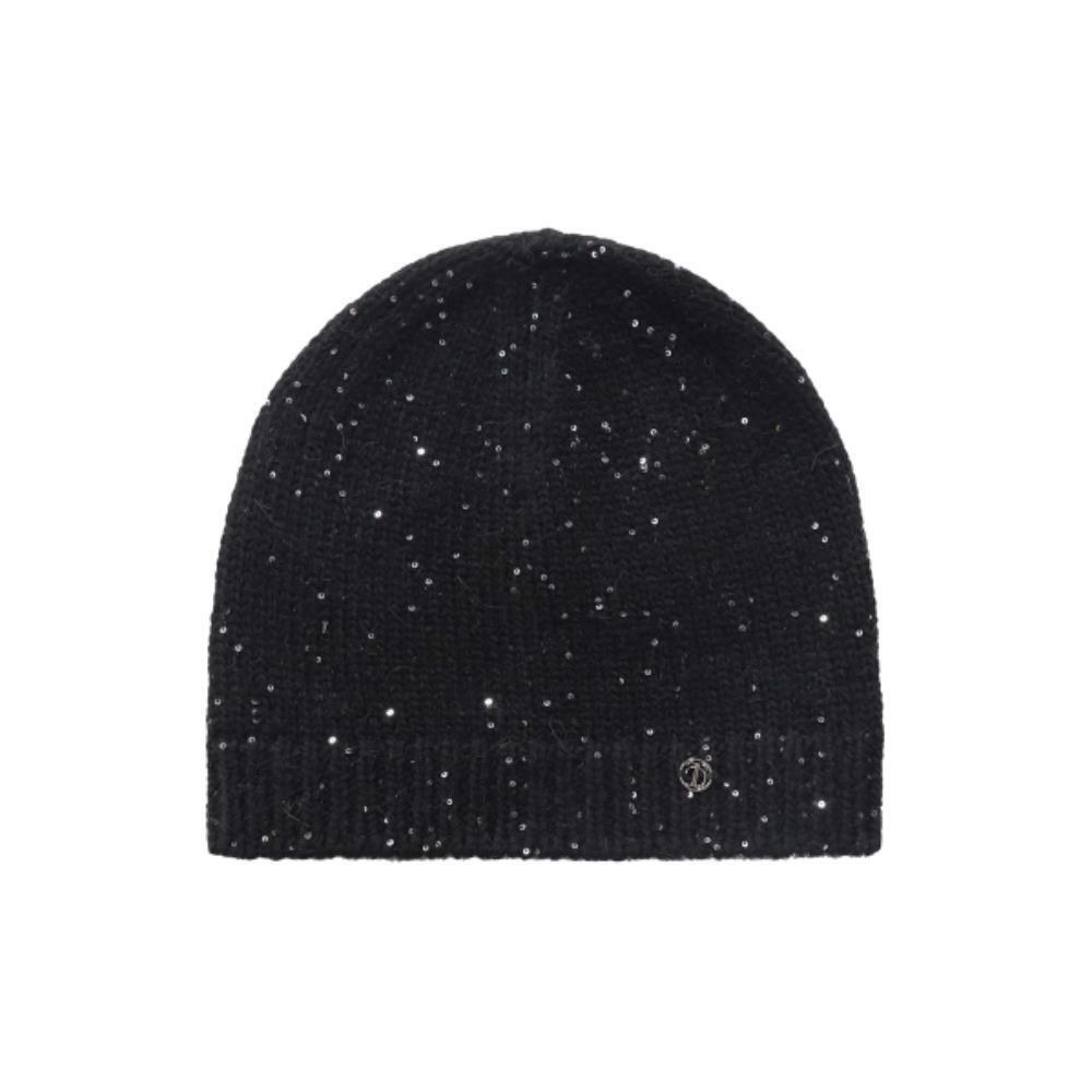 TREEMINGBIRD Spangle Angora Beanie Black TM2479BN001MB