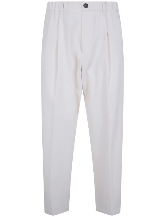 HERNO Men Straight Pants PT000198U 12879 1200 WHITE