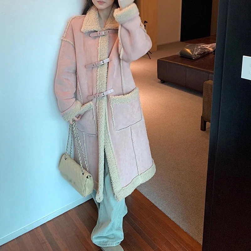 新品セール アウター秋 冬 毛皮アウター コート 保温 ジャケット 厚手 コート ゆったり トップス