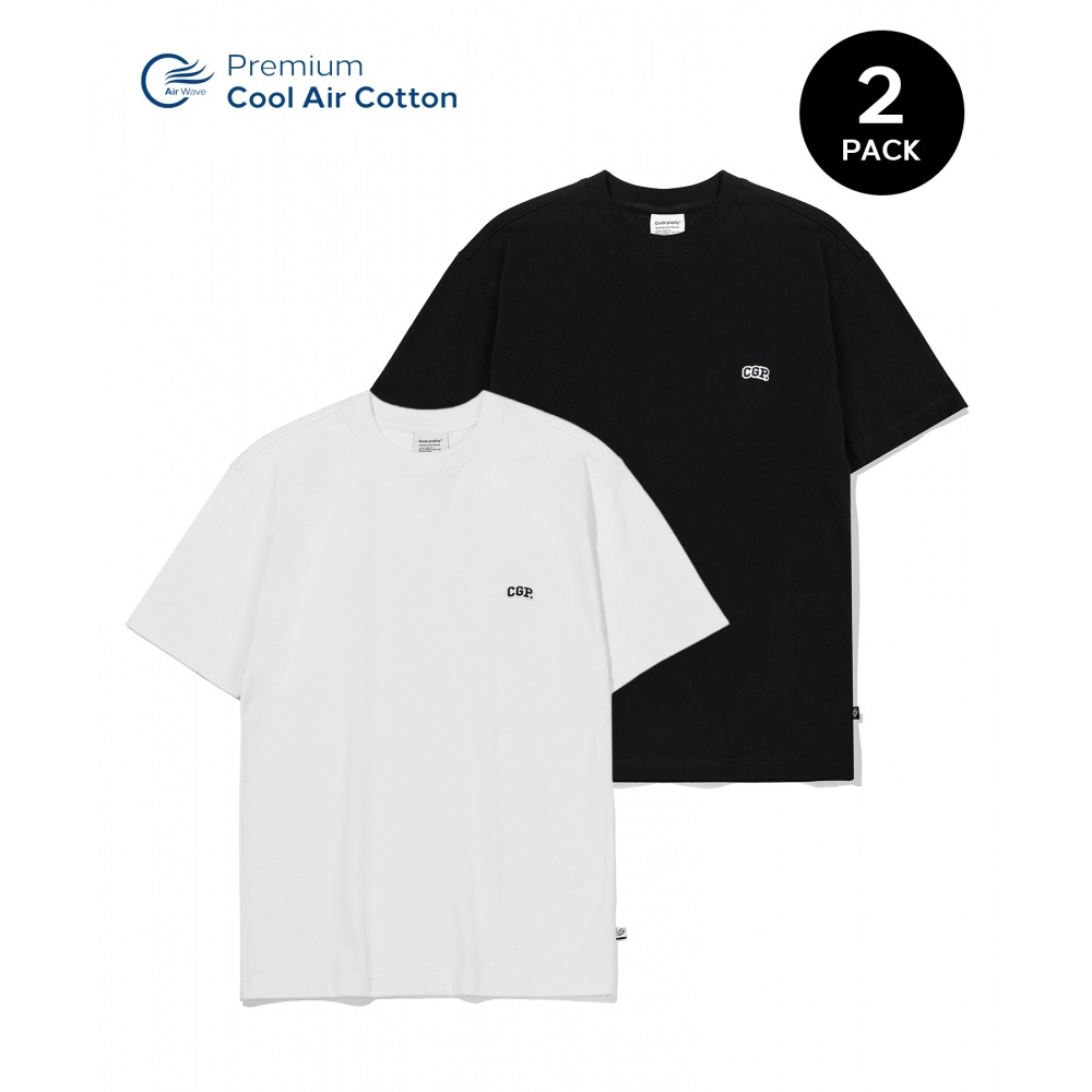 CODEGY (クールコットン) CGP スモールロゴ 2 パック Tシャツ