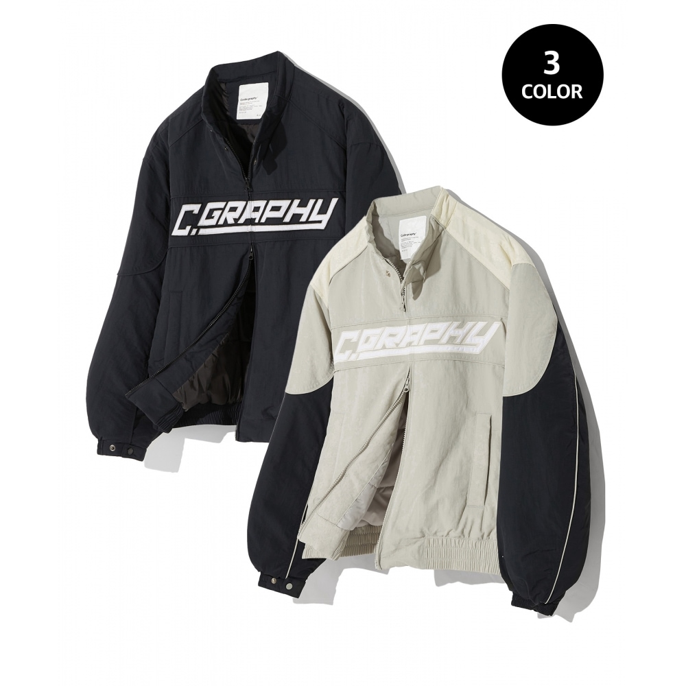 コデジー C.GRAY パイピングバイカージャンパー_3color