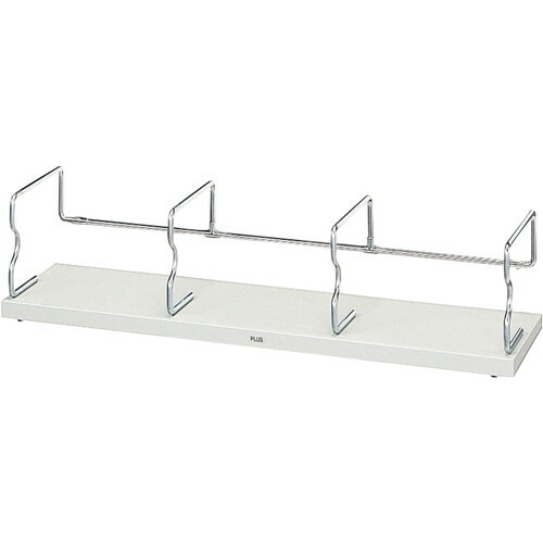 （まとめ買い）ブックスタンド ユニット本立て 特大 ライトグレー BS-001HX [x3]