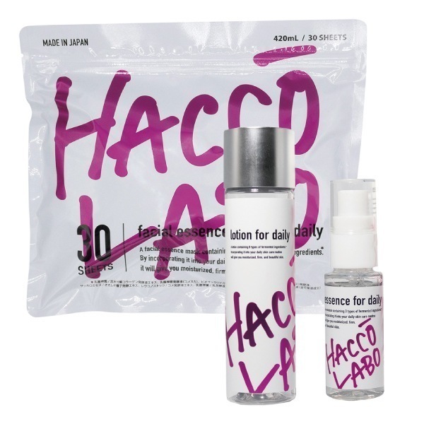 [国内正規品] ハッコーラボ 3種セット（ローション＆エッセンス＆フェイスマスク） HACCO LABO 発酵 パラベン 香料 着色料 鉱物油 入れない 素肌 発酵プラセンタ 発酵コラーゲン