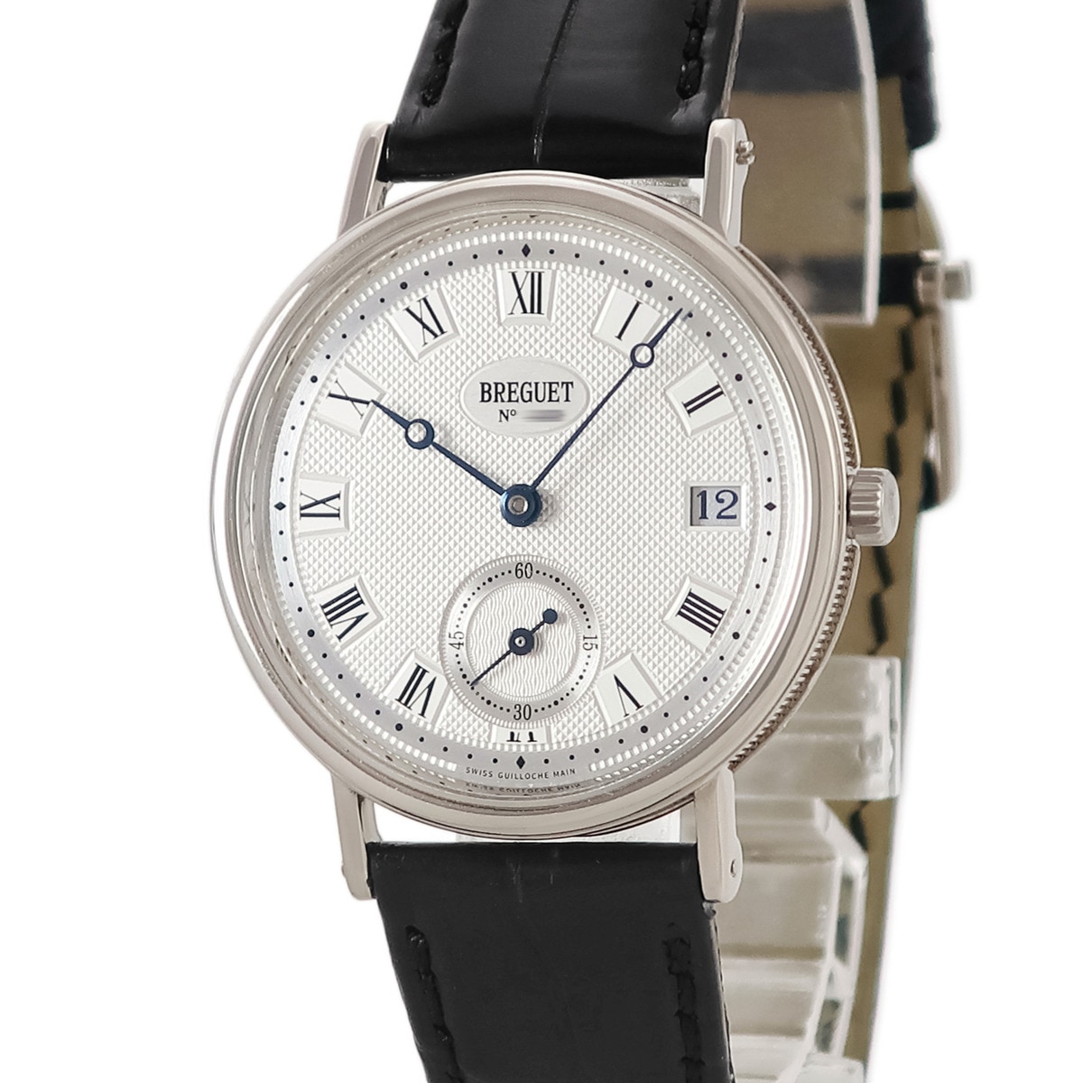 クラシック ツインバレル 5920BB/15/984 自動巻き メンズ K18WG無垢 ギヨシェ デイト スモセコ コインエッジ 3年保証