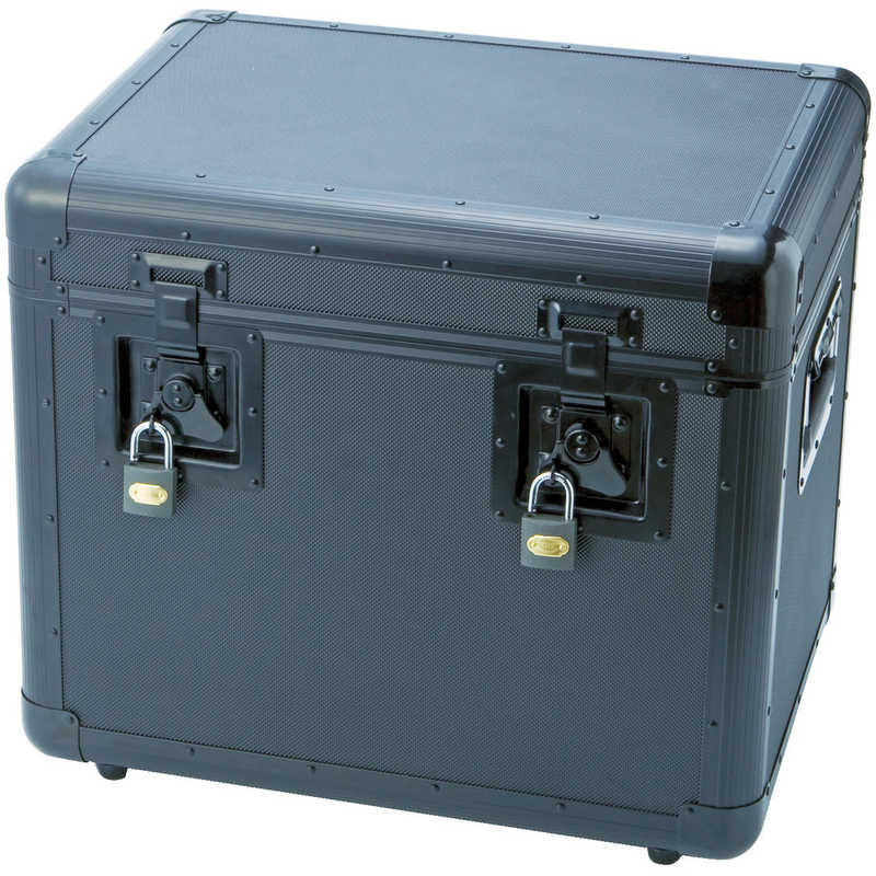 トラスコ中山　万能アルミ保管箱 黒 480×360×410　TAC480BK